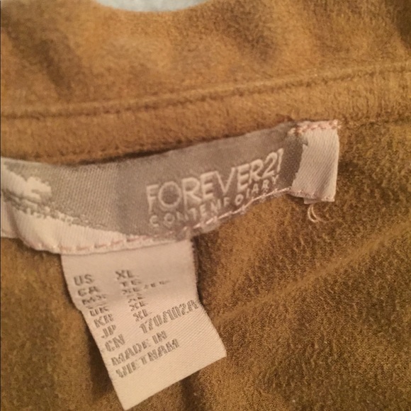 Suede tan t-shirt - Picture 4 of 4